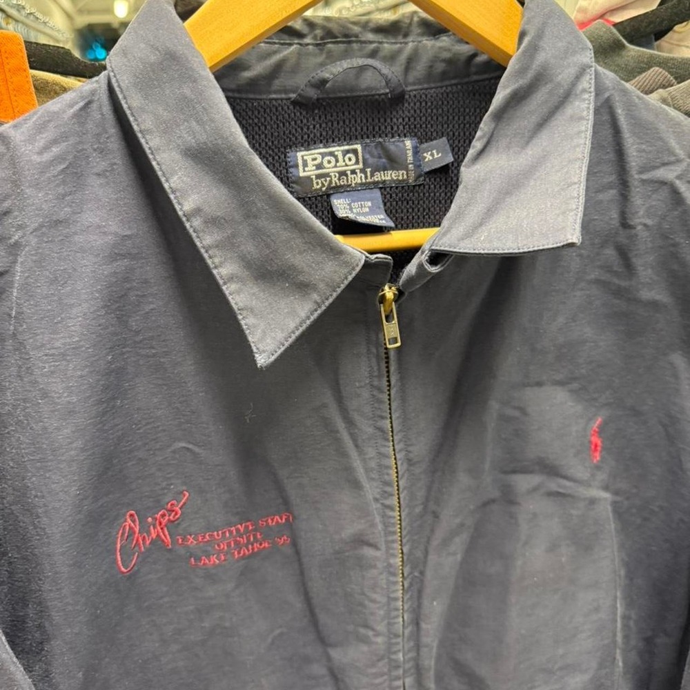 Vintage 90's Polo Ralph Lauren Harrington Embroidered Jacket - Picture 3 of 6